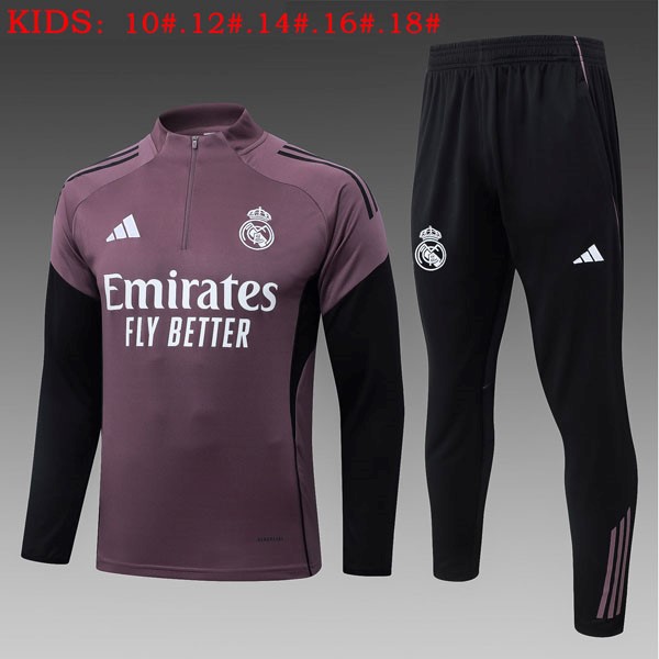 Ninos Sudadera De Training Real Madrid 2026/2027 Purpura